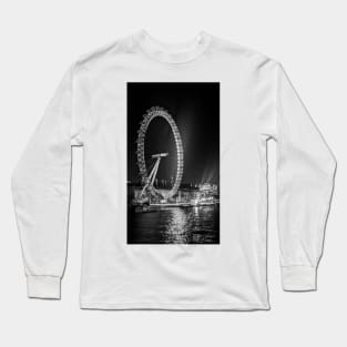 London Eye at Night Long Sleeve T-Shirt